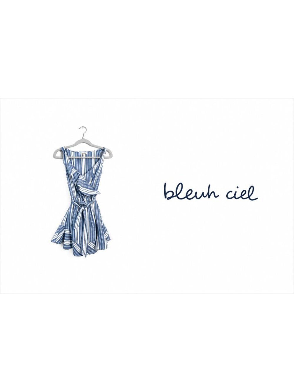 Bleuh Ciel Striped Sleeveless Dress XS
